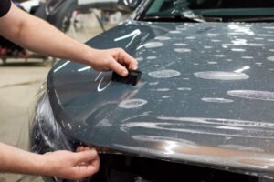 Kleaned Paint Protection Film